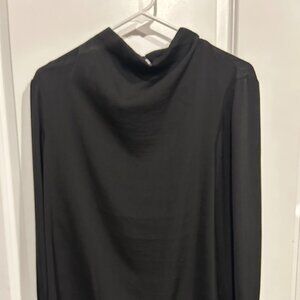Black Silk Blouse